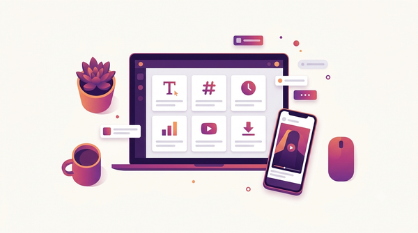 Free Instagram tools for creators arranged in six groups: captions, hashtags, analytics, video, profile, and downloads