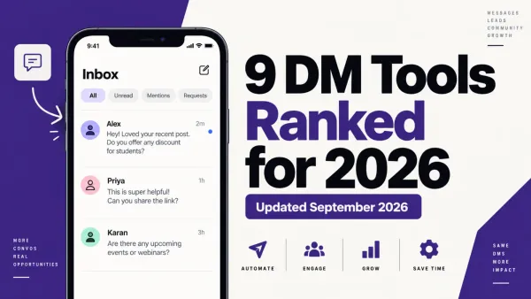 9 Best Instagram DM Automation Tools in 2026
